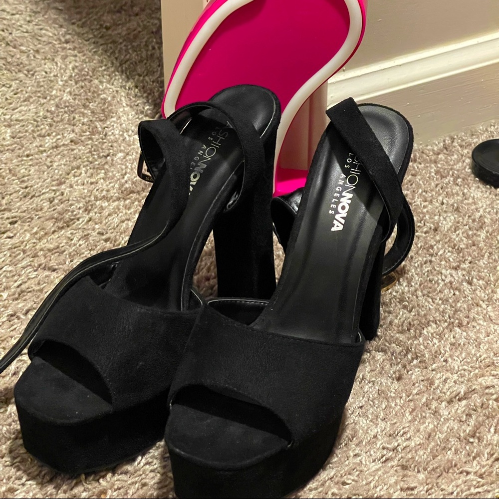 Black Fashion Nova High Heel 🔥✨